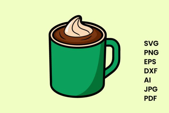 A Cozy Mug Graphic for Crafts & Commercial Designs