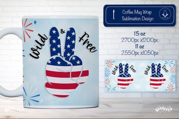 A Professional Review of a Patriotic Mug Wrap Graphic