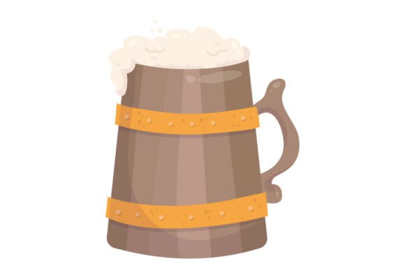A Rustic Beer Mug: A Graphics & Crafts Asset for Timeless Branding