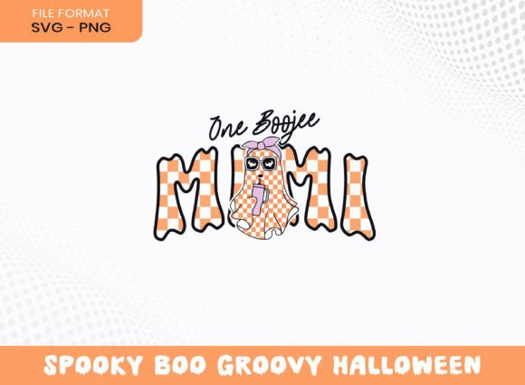 Boojee Mimi Halloween Groovy Boo Bow SVG for Branding & Crafts