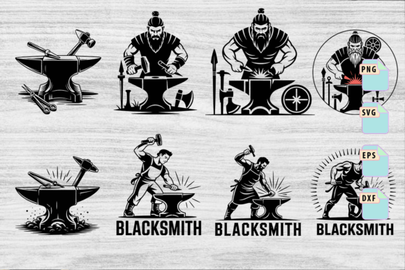 Crafting Strength: A Blacksmith SVG for Bold Graphics