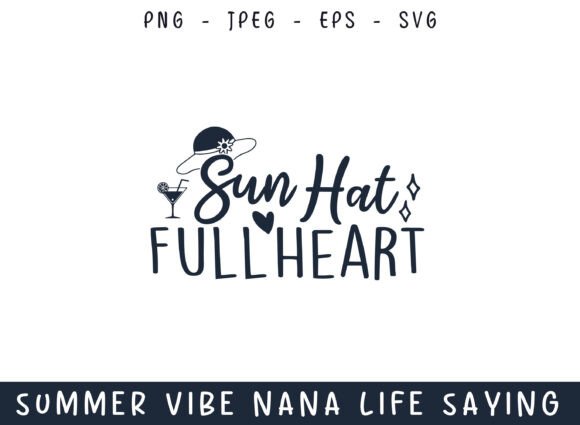 Crafting Summer Vibes with a Sun Hat Heart SVG