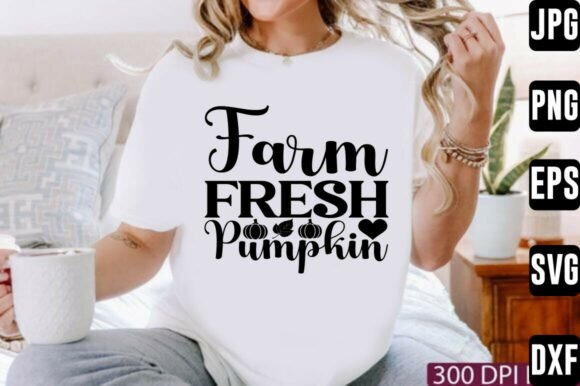 Farm Fresh Pumpkin SVG Graphics for Crafters