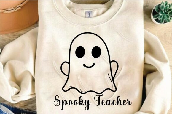 Spooky Teacher SVG Design: A Graphics Asset for Creative Crafts Content
